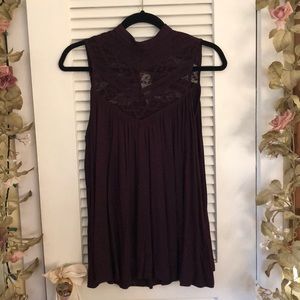 Deletta high neck tank